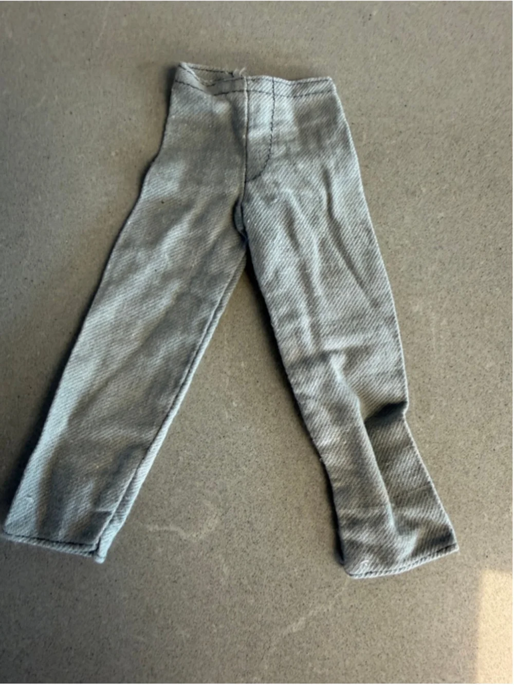 Original Tagged Barbie Doll Slacks Gray Vintage Mattel Mod Era Barbie Clothing
